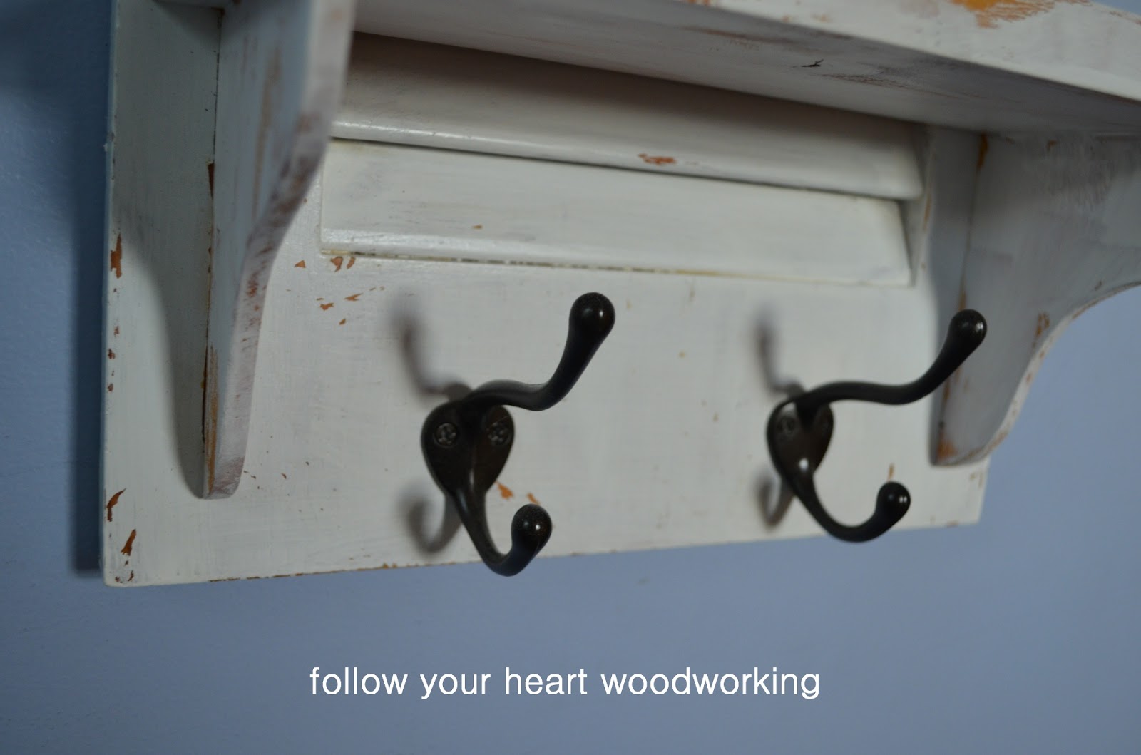 follow your heart woodworking Shutter Repurposed Into Shelves