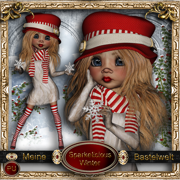 Meine Bastelwelt Sparkelicious Winter Tubes