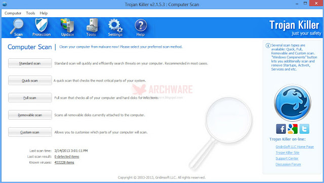 Grinidsoft Trojan Killer 2013 v.2.1.5.3 + [Patch] โปรแกรมป้องกันและกำจัดโทรจัน 14-2-2556+15-09-46