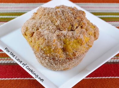 Baked Pumpkin Donut Muffins 