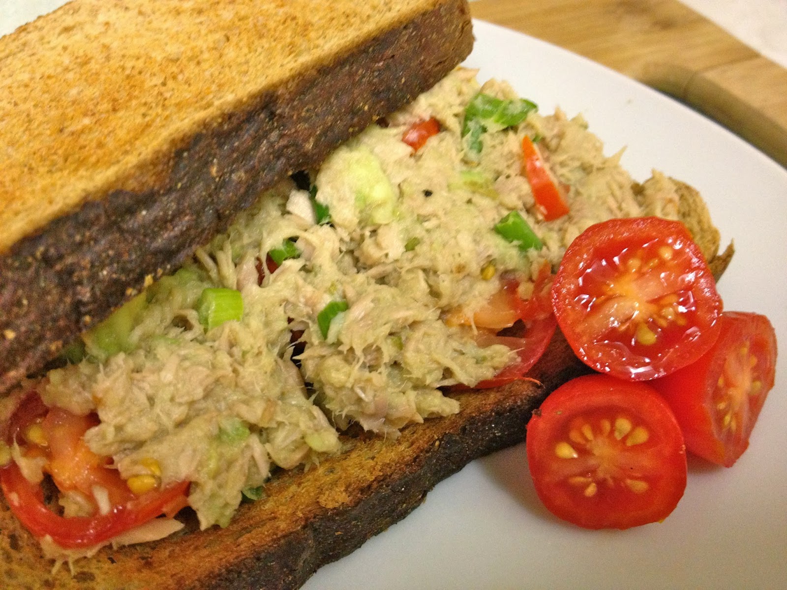 The Lifestyle Notebook Tuna Avocado Salad Sandwich