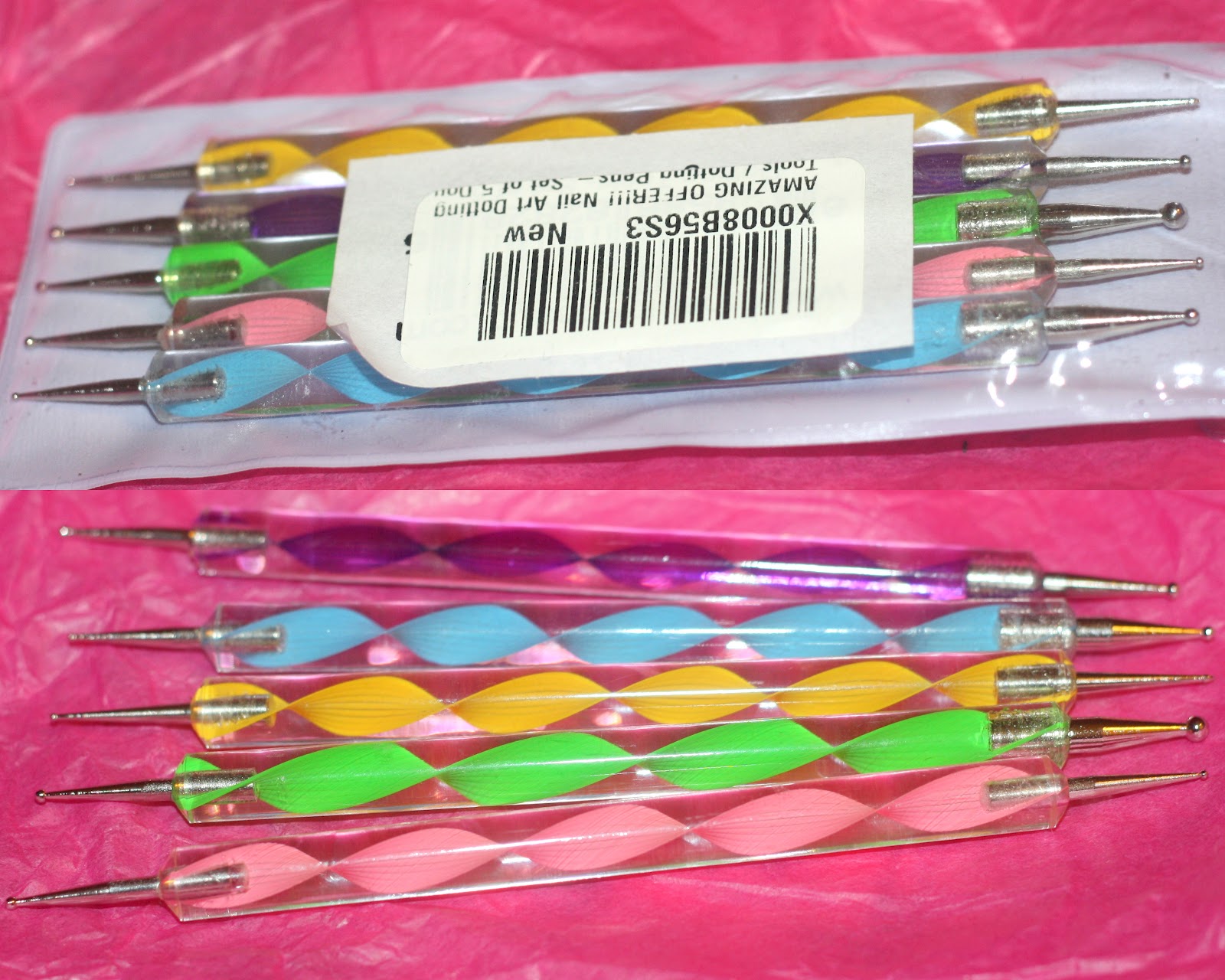 Today, I'll be reviewing these Cheeky Nail Art Dotting tools