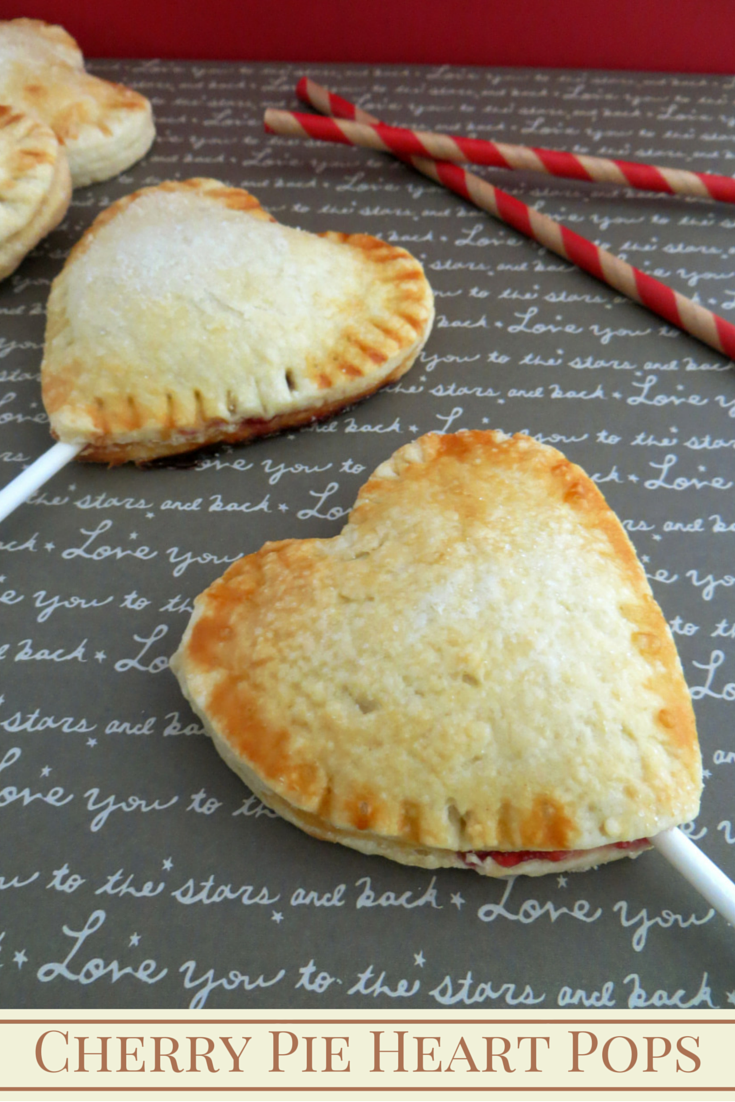 Cherry Pie Heart Pops Cherry Pie Heart Pops