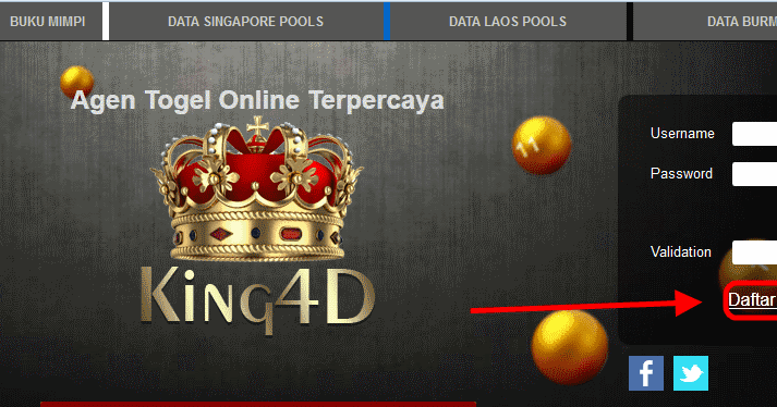 Daftar bandar togel online terpercaya Cara daftar king4d