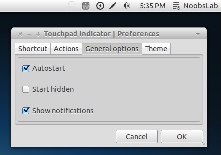touchpad indicator
