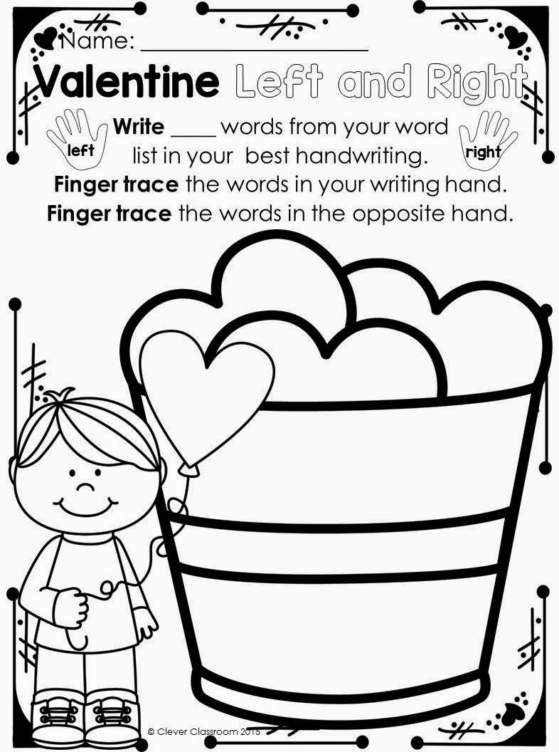 Valentine's Day Printables for any Word List loads of word work printables ready to go!
