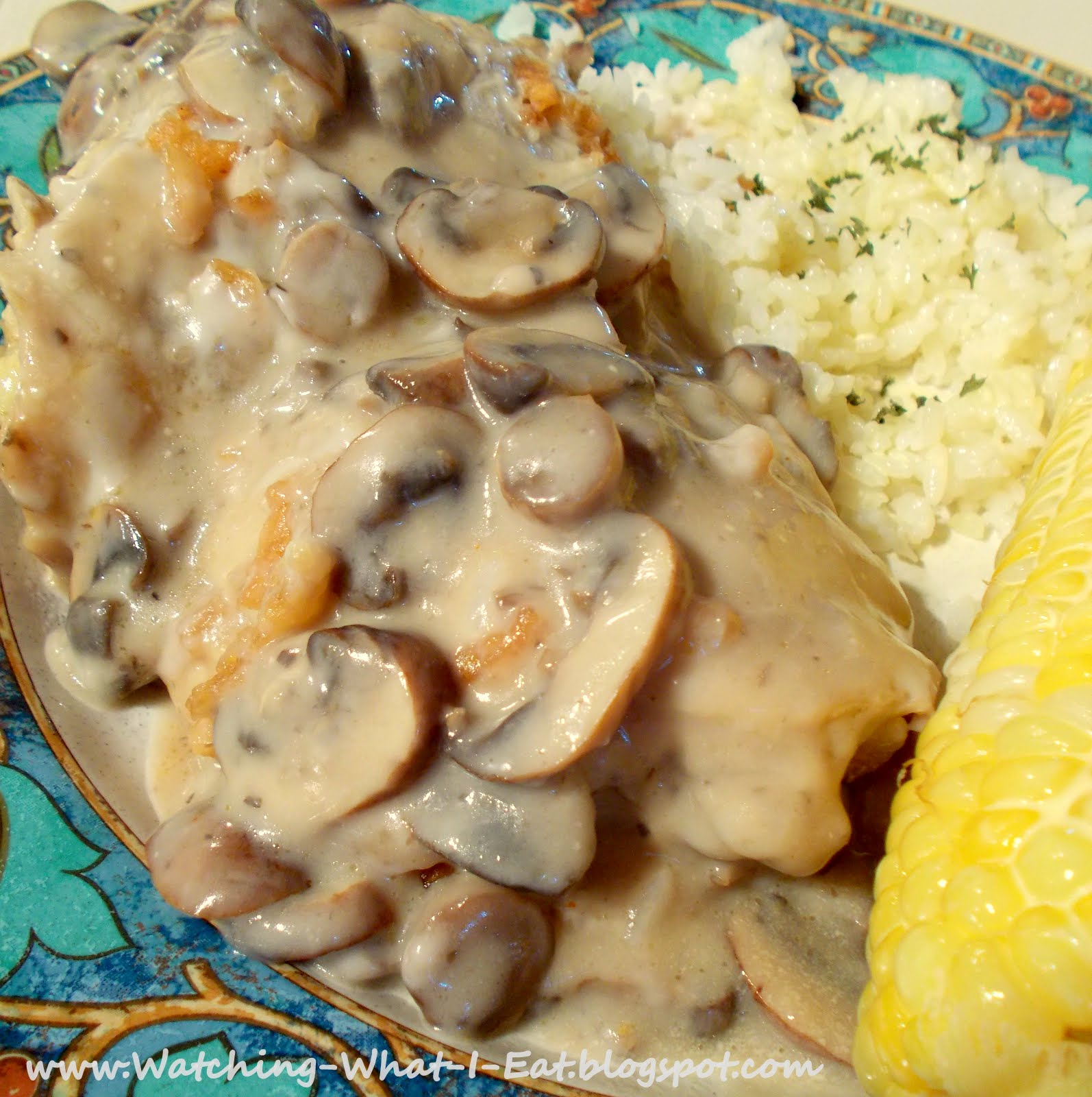 Watching What I Eat Mushroom Smothered Chicken Tenders