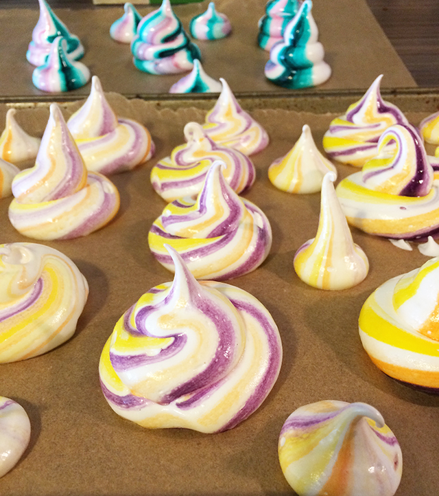 NavyLouise Recipe Rainbow meringues
