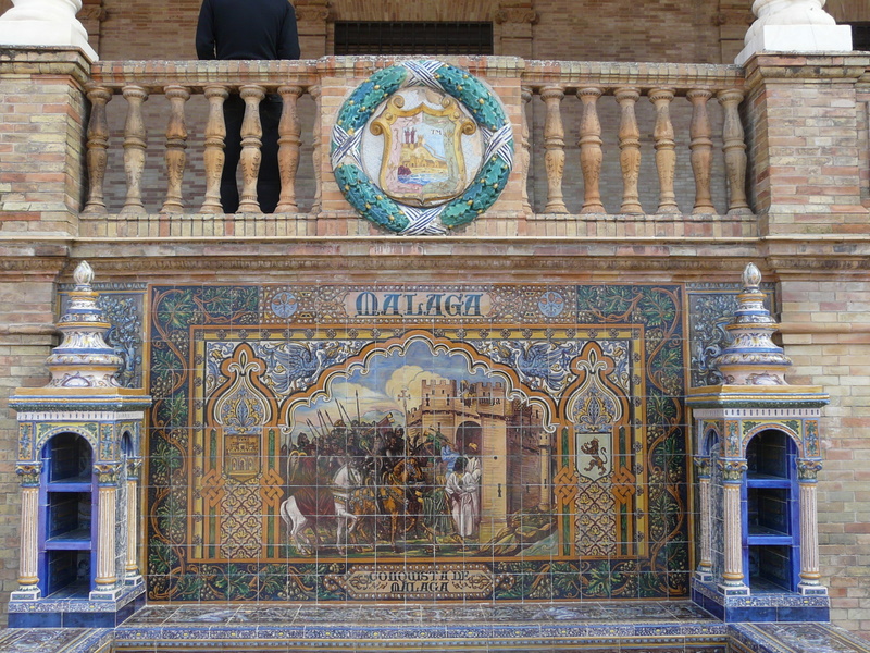 Azulejos en la plaza de España - Sevilla