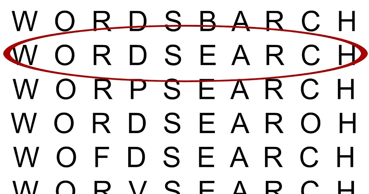 CJO Photo: Free Printable Word Search Puzzles