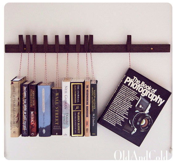 Wooden Book Rack