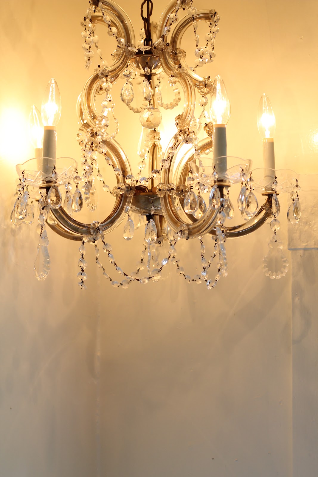 Walrus Vintage Crystal ChandelierSOLD on craigslist