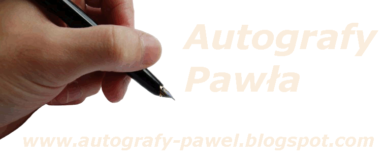 Autografy Pawła