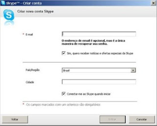 tela de cadastro no skype como-se-comunicar-com-skype-msn-messenger
