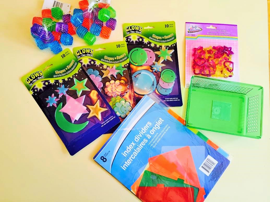 Apple Shoe Dollar Tree Light Box Manipulatives