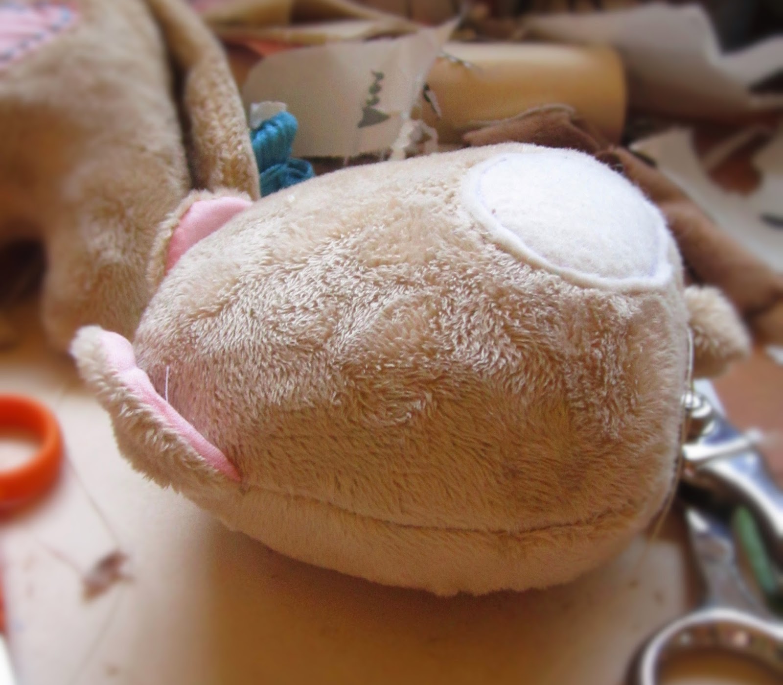 NimblePhish: Sweetie Bear Part 3- Stuffing, Sculpting & Stitches