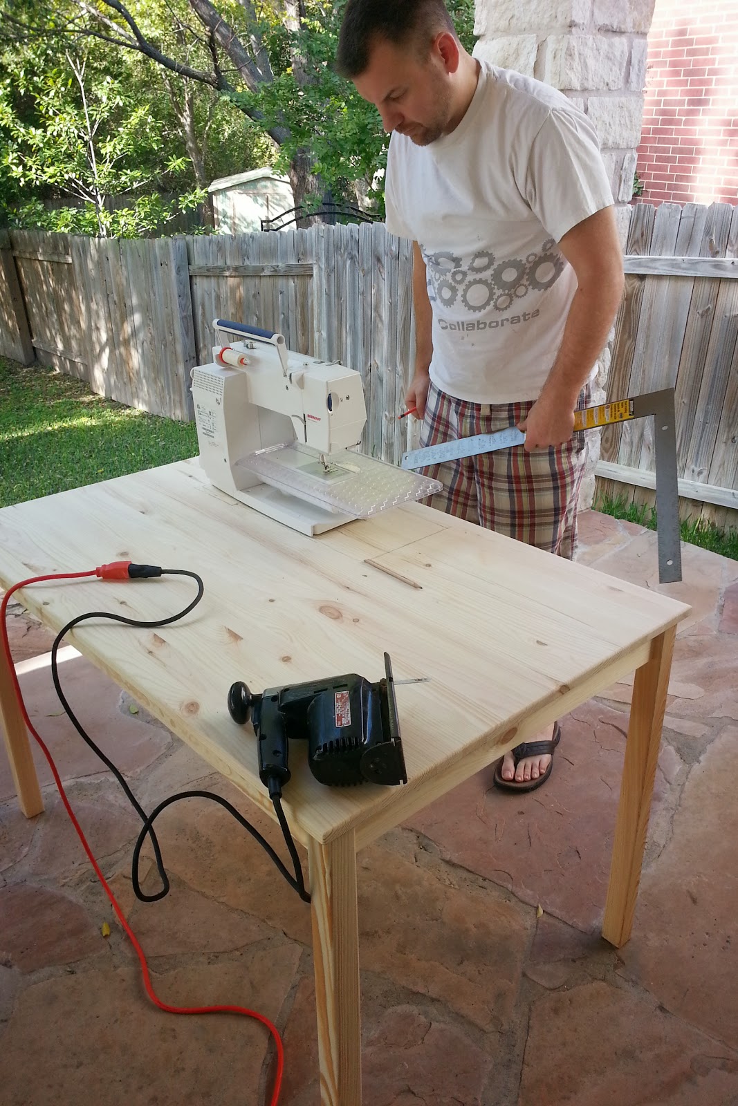 Sew E.T. DIY Ikea Sewing Table Hack