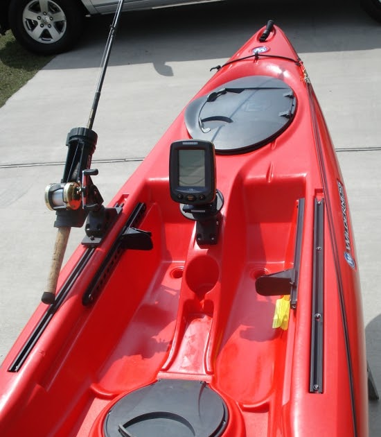 Palmetto Kayak Fishing DIY Kayak Fish Finder Install 2012 Wilderness