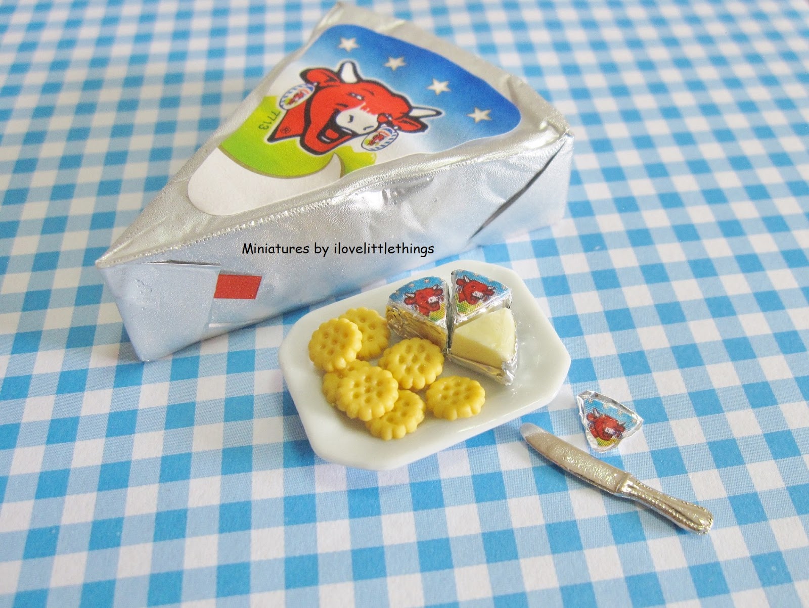 Miniatures by I Love Little Things Laughing Cow Cheese and Strawberry