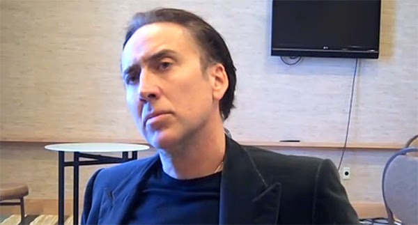 In The Mouth Of Dorkness: In Character: Nicolas Cage is The Ghost Rider!