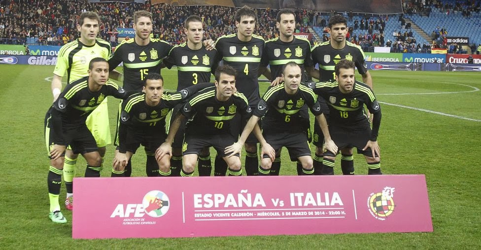 Spanish national football squad 2014
