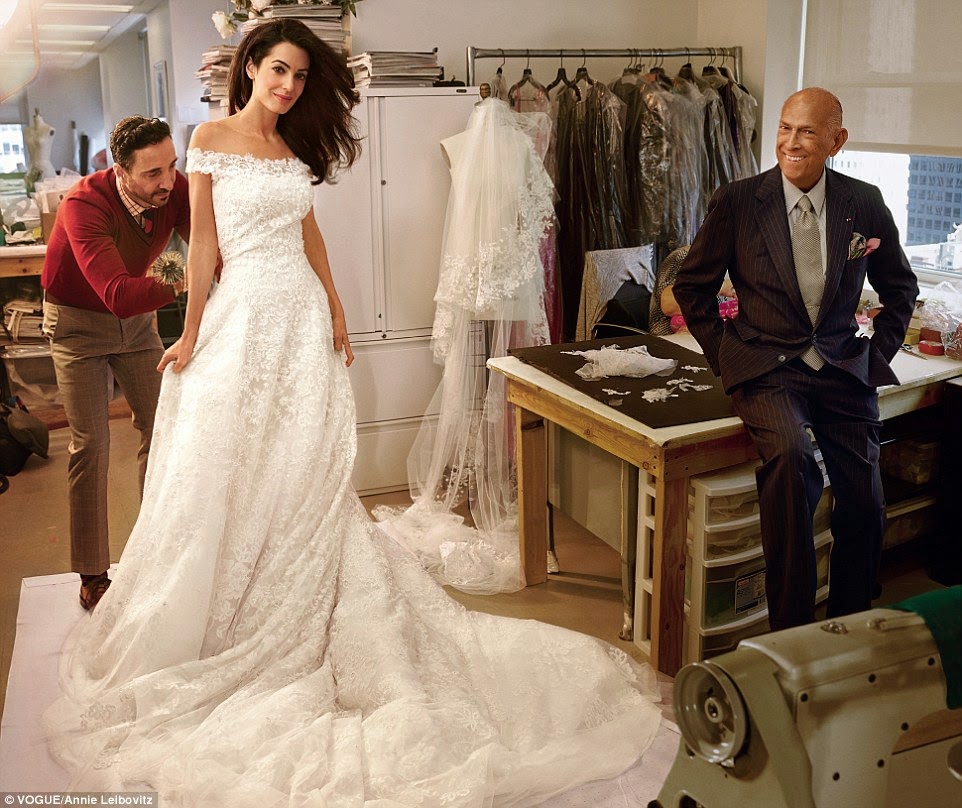 Oscar de la Renta with Amal Clooney for VOGUE by Annie Leibovitz | Ses Rêveries Oscar de la Renta with Amal Clooney for VOGUE by Annie Leibovitz | Ses Rêveries