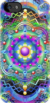 #Mandala #Psychedelic #Art #Design iPhone Cases