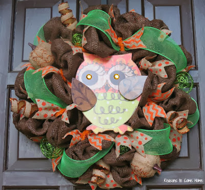 Fall Deco Mesh Wreath