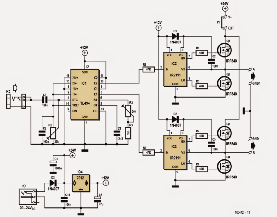 Making an Ultrasonic Directive Speaker Circuit Parametric Speaker