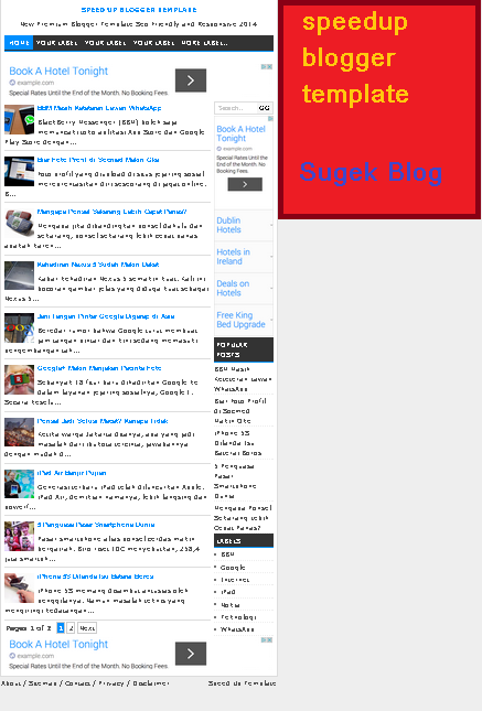 speedup blooger template speedup blogger template