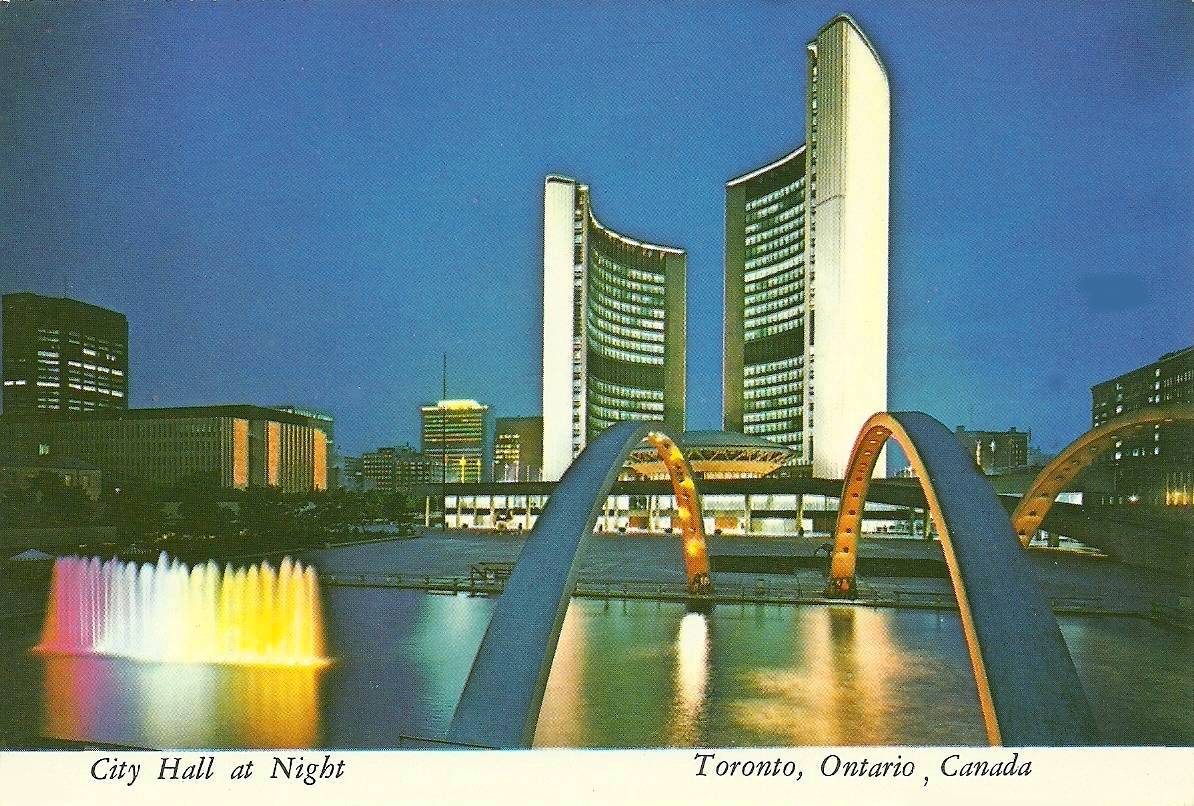 POSTCARD+-+TORONTO+-+NEW+CITY+HALL+-++FROM+ACROSS+REFLECTING+POOL+-+NIGHT+-+1960s.jpg