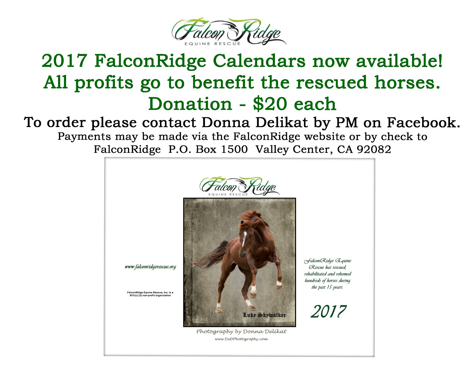 FalconRidge Calendar