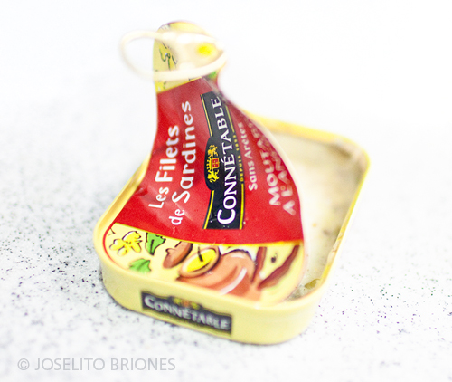 connetable tinned sardines in mustard sauce - photo by Joselito Briones