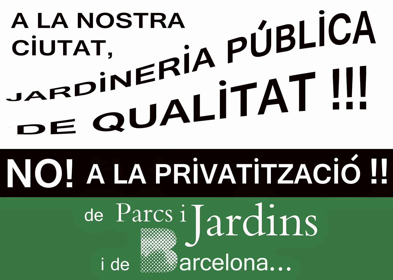 Campanya contra la privatització