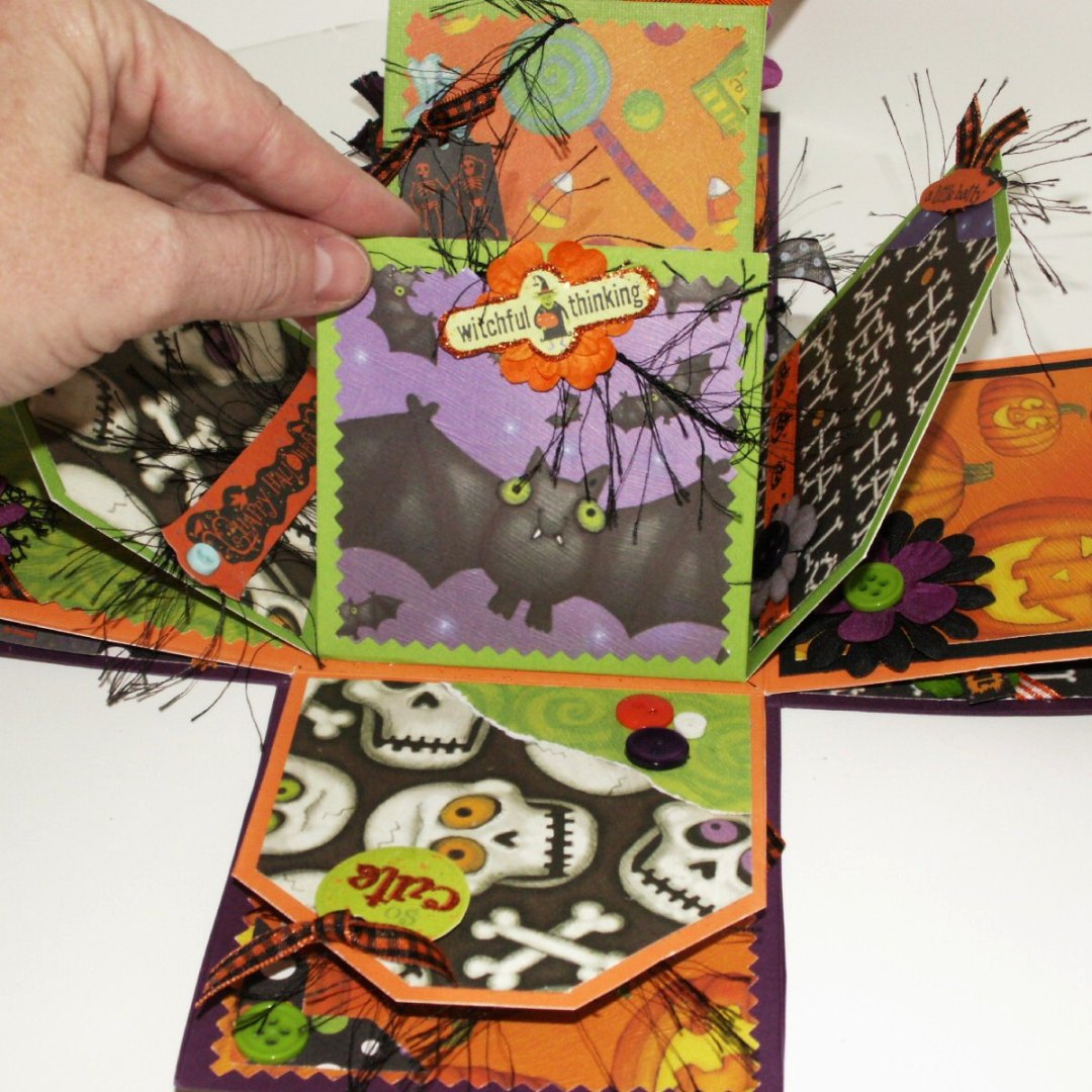 Dizzy Blond Designs Halloween Explosion Box