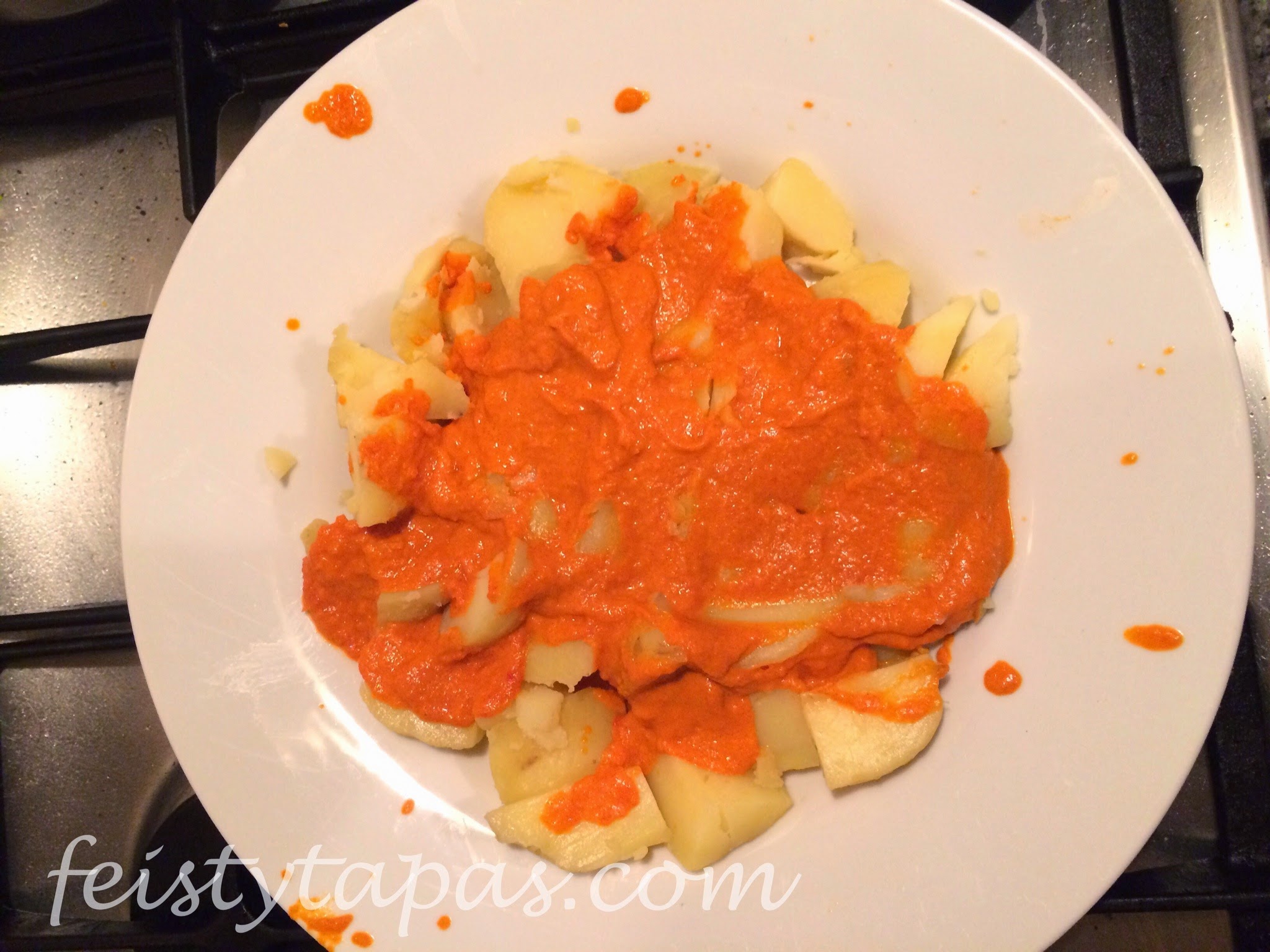 FEISTY TAPAS Patatas Bravas in the Thermomix (Recipe)