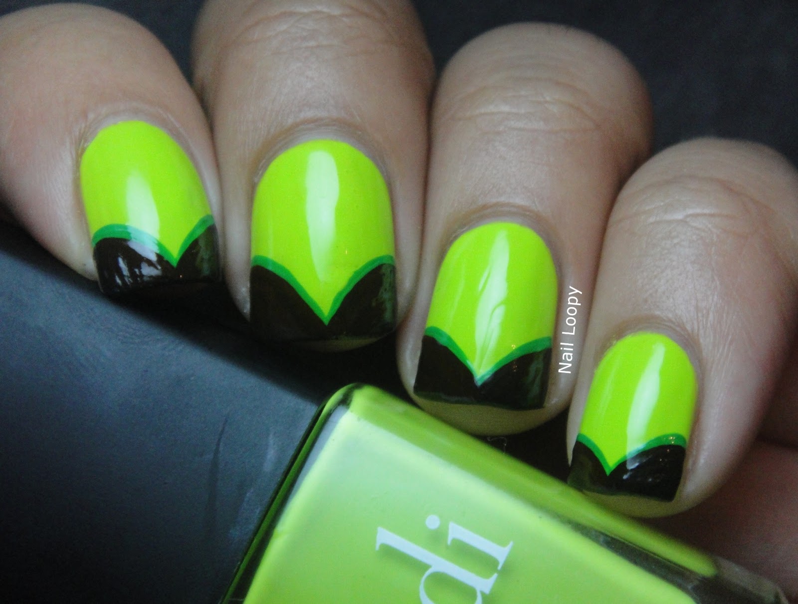 nail loopy BONDI THE LIMELIGHT FISHTAIL NAILS