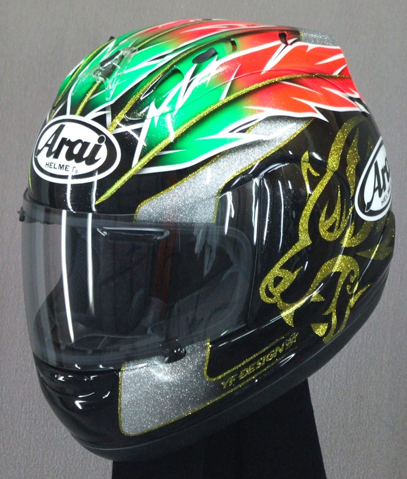 Racing Helmets Garage Arai RXGP "Tiger Sohwa" 2015 by YF Design