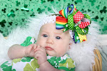 Over the Rainbow St. Patty's Day bow