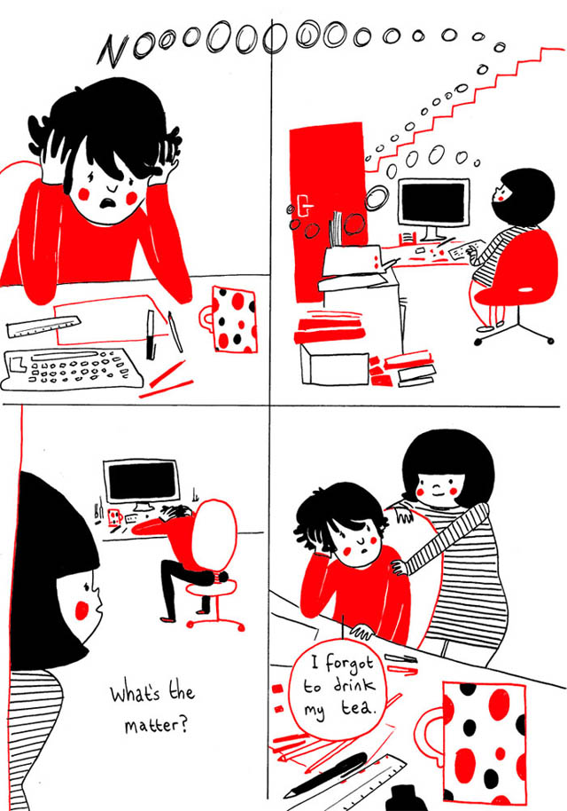 Heartwarming Illustrations Show That True Love Is In The Little Everyday Things - Even the tiniest problems matter to your loved one Heartwarming Illustrations Show That True Love Is In The Little Everyday Things - Even the tiniest problems matter to your loved one