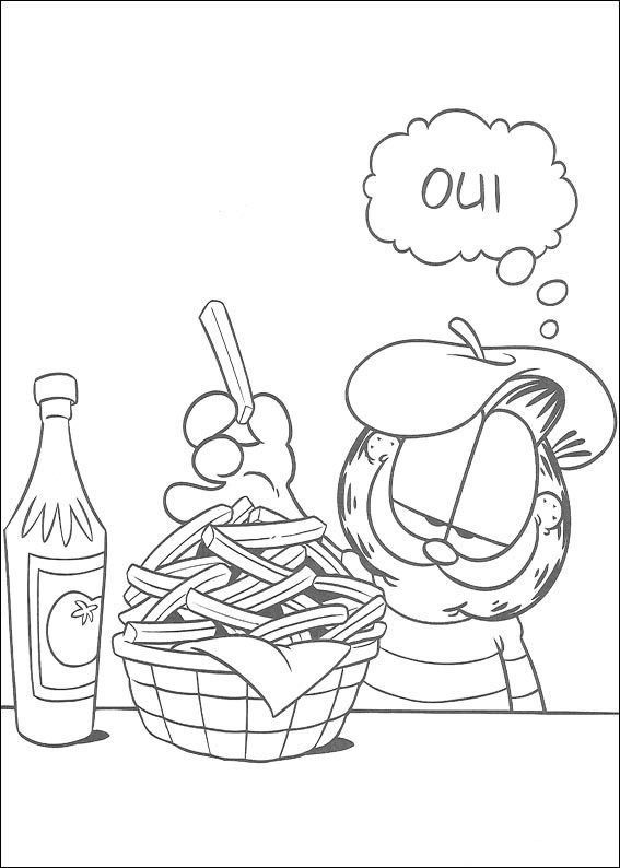 Krafty Kidz Center: Garfield coloring pages