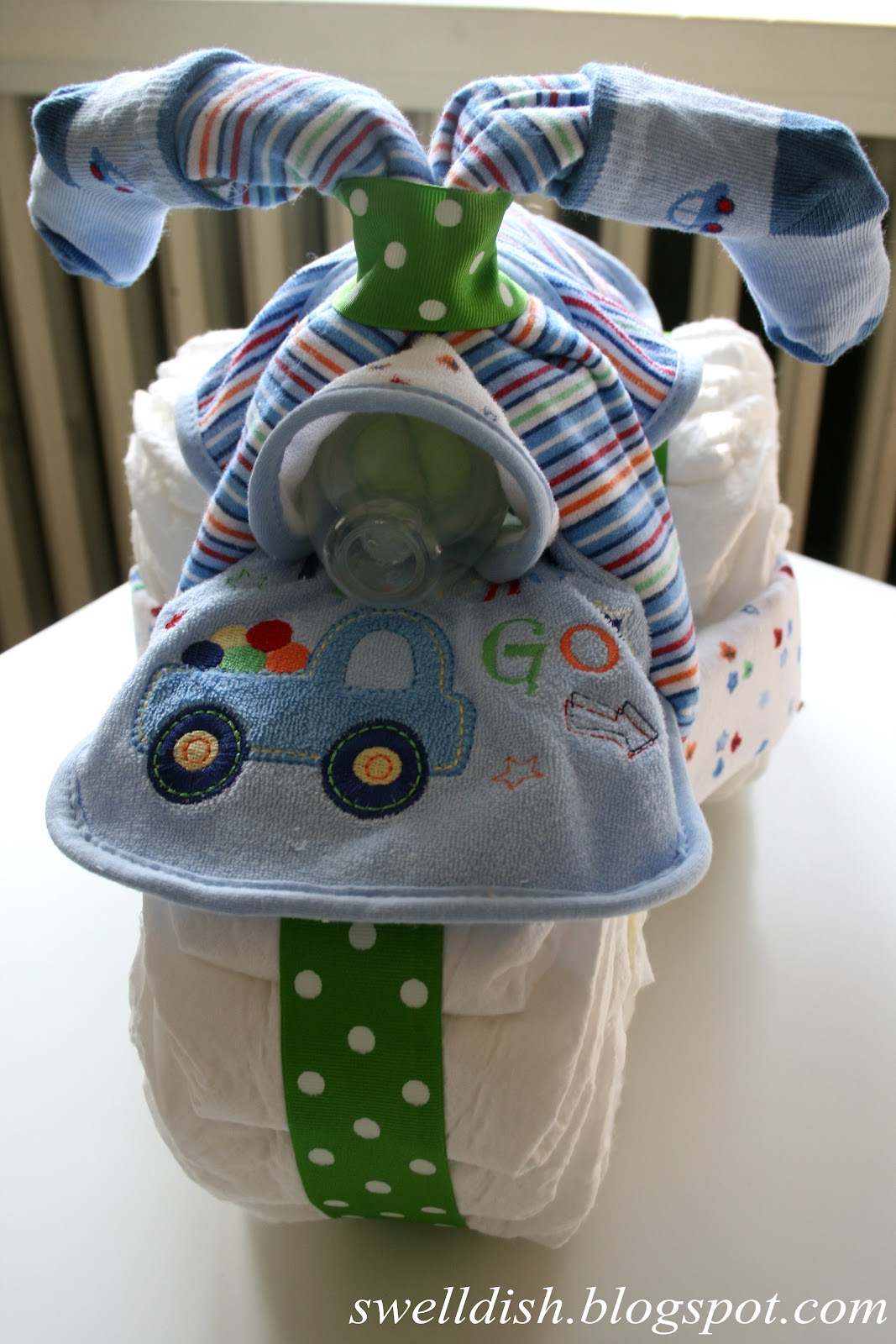 The Swell Dish The Diaper Tricycle So Long Diaper Cakes