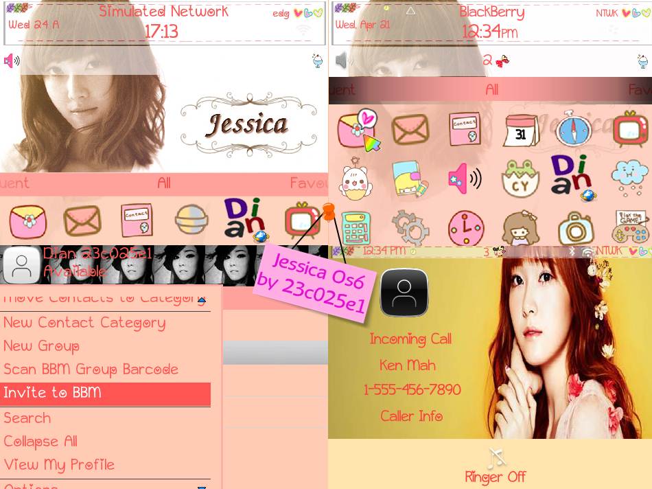 Anime Tema Blackberry 9300