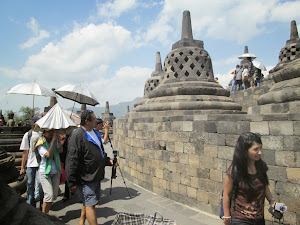 Borobudur temple complex.