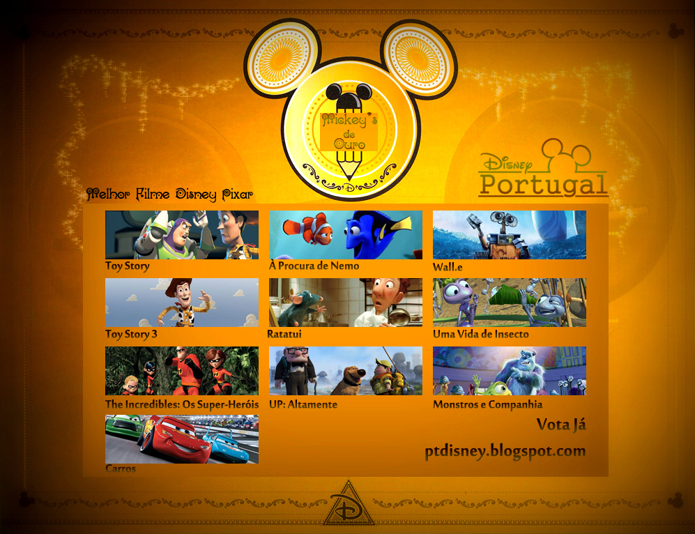 Mickey's de Ouro - Disney Portugal Melhor+Filme+Disney+Pixar1