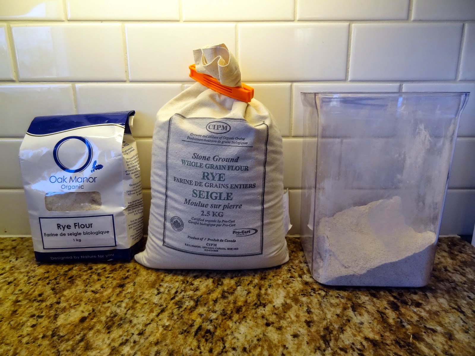 The Food Method Testing Three Organic Rye Flours Available In