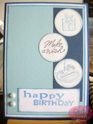 Clean and Simple Birthday Card in Blue