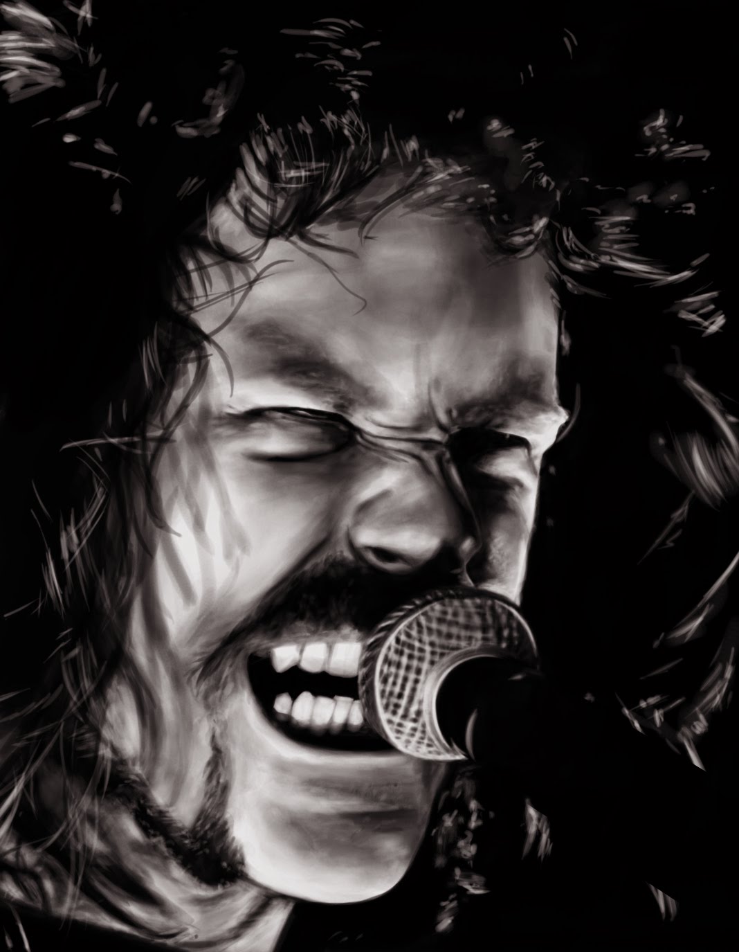 James Hetfield Painting