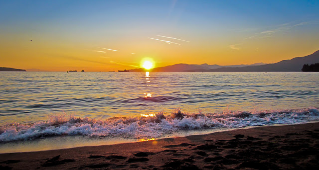 English Bay Beach Sunset - Landscape Photography