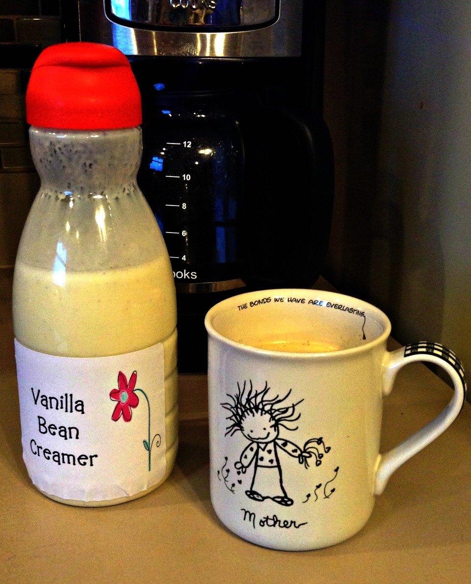 Crazy for Cookies and more Homemade Vanilla Bean Coffee Creamer